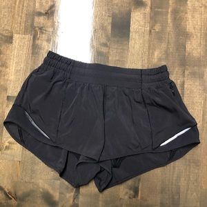 Black lululemon size 4 shorts